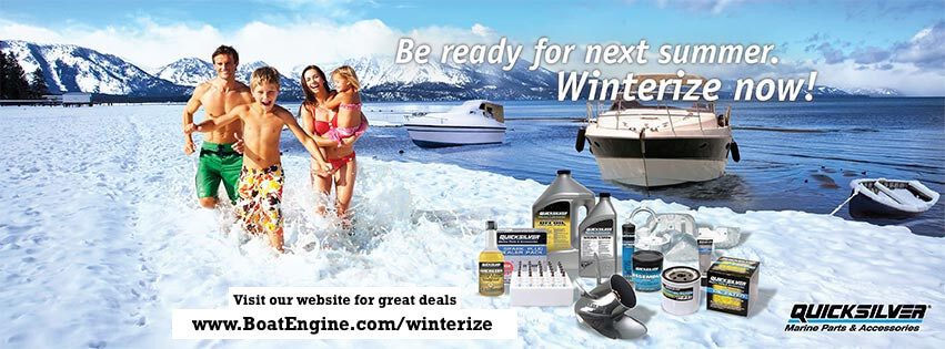 Winterize your boat motor now!