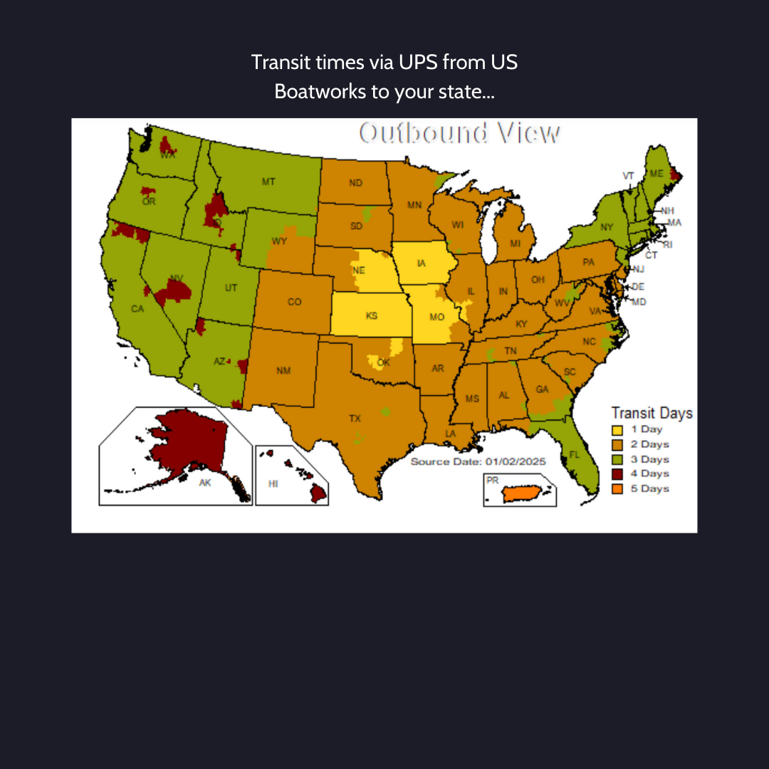 UPS Transit Times from US Boatworks