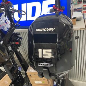 15 HP Mercury Outboard with Tiller Handle